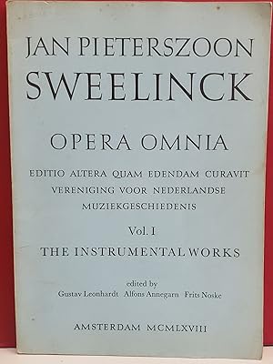 Image du vendeur pour Opera Omnia, Vol. I (The Instrumental Works) mis en vente par Moe's Books
