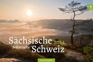 Bild des Verkufers fr Kalender Schsische & Bhmische Schweiz 2024 : Wandkalender 45 x 30 cm zum Verkauf von AHA-BUCH GmbH