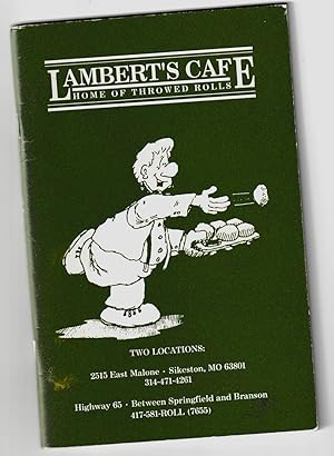 Image du vendeur pour Lambert's Cafe: Home of the Throwed Rolls mis en vente par Riverhorse Books