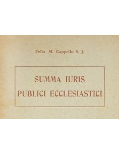 Bild des Verkufers fr SUMMA IURIS PUBLICI ECCLESIASTICI Editio quinta accurate recognita zum Verkauf von Librovicios