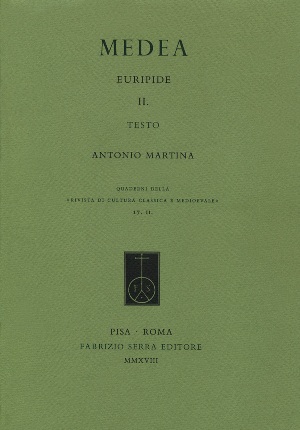 Imagen del vendedor de Euripide, Medea. II. Testo a la venta por Libreria Studio Bosazzi