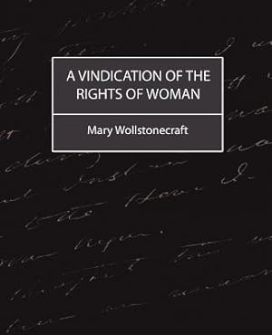 Seller image for A Vindication of the Rights of Woman (Paperback or Softback) for sale by BargainBookStores