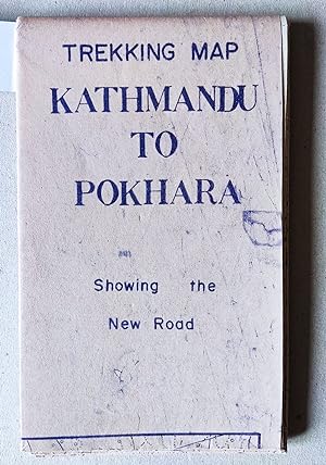 Image du vendeur pour Trekking Map Kathmandu to Pokhara. 1: 126720. Showing the New Road. = Mandala Maps. (ausgefaltet ca. 100 x 67 cm). mis en vente par Versandantiquariat Kerstin Daras