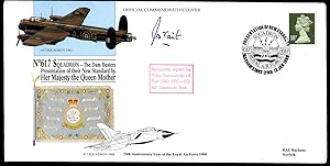 Imagen del vendedor de The Dambusters 617 Squadron | 70th Anniversary Year of the Royal Air Force First Day Souvenir Flown Cover | Signed | Group Captain James Tait a la venta por Little Stour Books PBFA Member