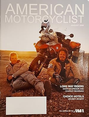 Seller image for American Motorcyclist Magazine, Vol.62, No.8, August 2008 for sale by Mister-Seekers Bookstore