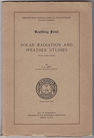 Solar Radiation and Weather Studies (Vol 94, No. 10); The Dependence of Terrestrial Temperatures ...