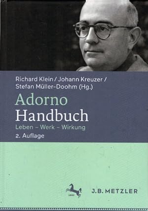 Bild des Verkufers fr Adorno-Handbuch: Leben - Werk - Wirkung zum Verkauf von AMAHOFF- Bookstores