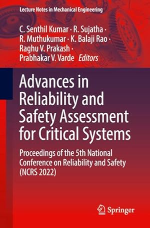 Imagen del vendedor de Advances in Reliability and Safety Assessment for Critical Systems a la venta por BuchWeltWeit Ludwig Meier e.K.