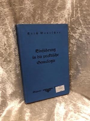 Bild des Verkufers fr Einfhrung in die praktische Genealogie zum Verkauf von Antiquariat Jochen Mohr -Books and Mohr-