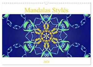 Seller image for Mandalas Styls (Calendrier mural 2024 DIN A3 vertical), CALVENDO calendrier mensuel for sale by BuchWeltWeit Ludwig Meier e.K.
