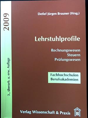 Seller image for Lehrstuhlprofile. Rechnungswesen, Steuern, Prfungswesen. Fachhochschulen Berufsakademien. Bd. 2 for sale by books4less (Versandantiquariat Petra Gros GmbH & Co. KG)