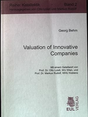 Valuation of innovative companies. Reihe: Katallaktik ; Bd. 2.