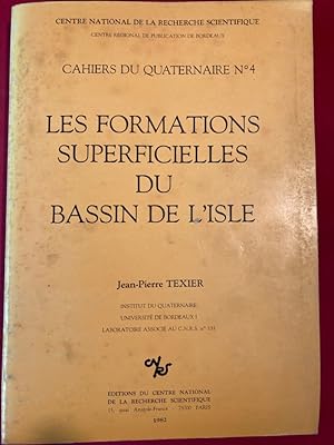 Bild des Verkufers fr Les Formations Superficielles du Bassin de l'Isle. zum Verkauf von Plurabelle Books Ltd
