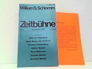 Zeitbühne. Dezember 1976 - Heft 12 - 5. Jahrgang. Original-Ausgabe des Dezember-Heftes.