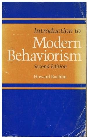 Seller image for Introduction to Modern Behaviorism for sale by WeBuyBooks