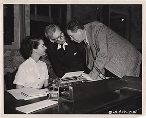 Imagen del vendedor de We Were Strangers (Original photograph of John Huston, Walter Huston, and Jennifer Jones on the set of the 1949 film) a la venta por Royal Books, Inc., ABAA