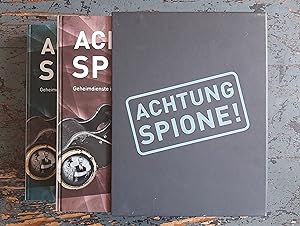 Seller image for Achtung Spione! - Geheimdienste in Deutschland 1945 Bis 1956 - 2 Bde. (Essays u. Katalog) im Schuber for sale by Versandantiquariat Cornelius Lange