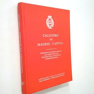 Seller image for Callejero de Madrid - Capital. Ordenado alfabticamente con indicacin del Registro de la propiedad correspondiente for sale by MAUTALOS LIBRERA