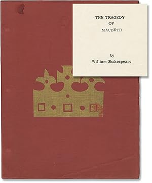 Bild des Verkufers fr [The Tragedy of] Macbeth (Original screenplay for the 1971 film) zum Verkauf von Royal Books, Inc., ABAA