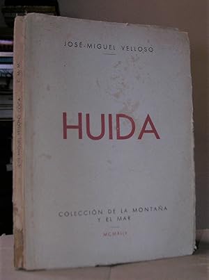 Immagine del venditore per HUIDA. Con una elega en verso a la muerte de Elnik, por Juan-Eduardo CIRLOT venduto da LLIBRES del SENDERI