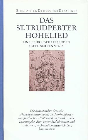 Bild des Verkufers fr Das Sankt Trudperter Hohelied zum Verkauf von moluna