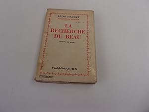 Imagen del vendedor de LE RECHERCHE DU BEAU. Corps et ame a la venta por occasion de lire