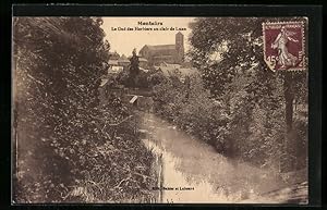 Image du vendeur pour Carte postale Montsurs, Le Gue des Herbiers au clair de Lune mis en vente par Bartko-Reher