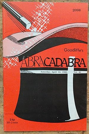 Immagine del venditore per Abracadabra April 13, 1986 No.2098 / Stephen Tucker "Two Faced Force" / Jim Havilland "The Dice Stacking, Snooker Ace called Eric" Henrique "Fishy Dentistry" / Howard Gower "Magic by Numbers venduto da Shore Books