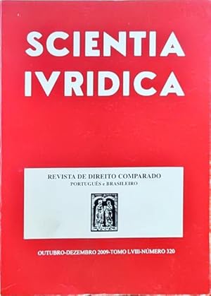 SCIENTIA IVRIDICA, TOMO LVII - N.º 314, ABRIL-JUNHO 2008.