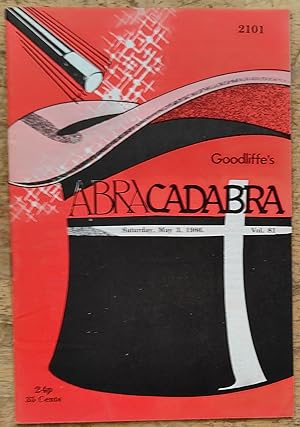Seller image for Abracadabra May 3, 1986 No.2101 / Amy Dawes "Hull Magicians' Circle Dinner" / Arthur Setterington "Double Match" / Weston Super Day / Peter Warlock "The Golden Age of Magic" / Charles Reynolds "Magic in the USA" / Phil Goldstein "Double Odds for sale by Shore Books