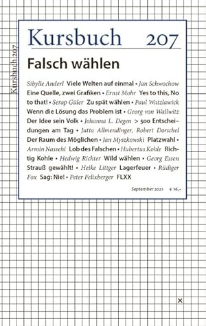 Immagine del venditore per Kursbuch 207: Falsch whlen : Falsch whlen venduto da AHA-BUCH