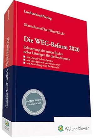 Bild des Verkufers fr Die WEG-Reform 2020: Erläuterungen des neuen Rechts nebst L sungen für die Rechtspraxis : Erläuterungen des neuen Rechts nebst L sungen für die Rechtspraxis zum Verkauf von AHA-BUCH