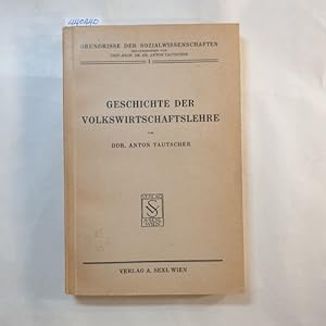 Image du vendeur pour Geschichte der Volkswirtschaftslehre mis en vente par Gebrauchtbcherlogistik  H.J. Lauterbach