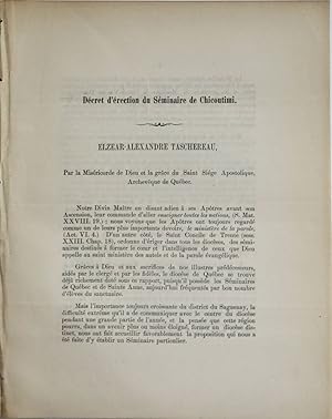 Seller image for (Sminaire de Chicoutimi) Circulaire au clerg for sale by Librairie Michel Morisset, (CLAQ, ABAC, ILAB)