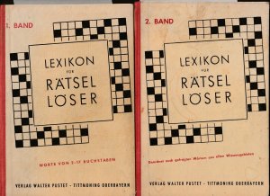 Lexikon für Rätsellöser Band 1 und 2