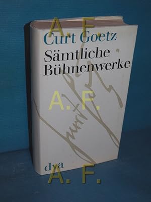 Seller image for Smtliche Bhnenwerke 14 Bhnenstcke von Curt Goetz [mit einem Nachwort von Valerie von Martens-Goetz] for sale by Antiquarische Fundgrube e.U.