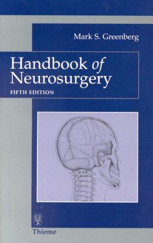Bild des Verkufers fr Handbook of Neurosurgery zum Verkauf von WeBuyBooks