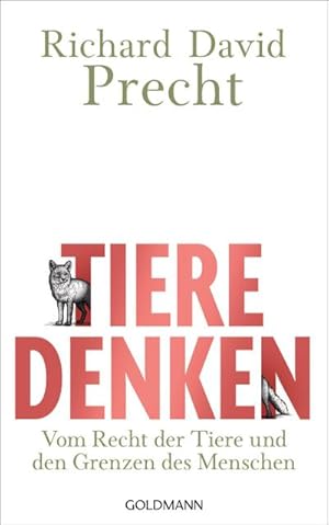 Bild des Verkufers fr Tiere denken: Vom Recht der Tiere und den Grenzen des Menschen : Vom Recht der Tiere und den Grenzen des Menschen zum Verkauf von AHA-BUCH GmbH