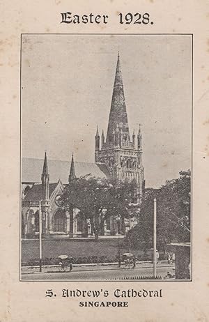 St Andrews Cathedral Singapore Old Easter Church Service Book -let