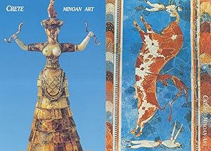 Crete Minoan Art Greek Sculpture Risque 4x Postcard s