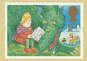 Seller image for Noggin & The Ice Dragon Book from Peter Firmin Book RMPQ Stamp Postcard for sale by Postcard Finder