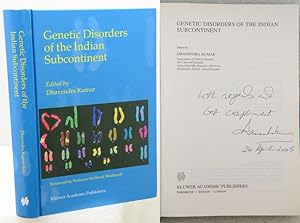 Immagine del venditore per GENETIC DISORDERS OF THE INDIAN SUBCONTINENT. Foreword by Professor Sir David Weatherall. venduto da Francis Edwards ABA ILAB