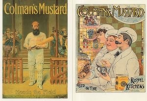Colmans Mustard WC Grace Cricket Royal Kitchen 2x Poster Postcard s