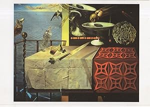 Image du vendeur pour Nature Morte Vivante Salvador Dali Painting Postcard mis en vente par Postcard Finder