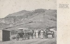 Green Mountain Transport Workers Ascension Island Saint Helena Postcard
