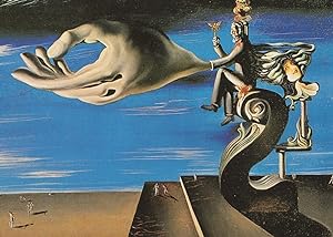 Image du vendeur pour Salvador Dali The Hand Monty Python TV Show Painting Postcard mis en vente par Postcard Finder