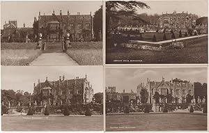 Parnham House Beaminster Dorset 4x Old Postcard s