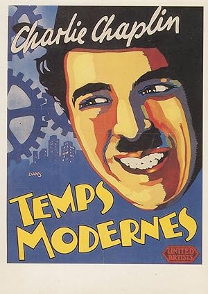 Seller image for Charlie Chaplin Temps Modernes Rare French Film Poster Postcard for sale by Postcard Finder