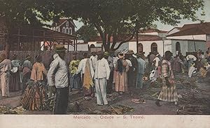 Mercado Cicade Antique Portugal Postcard