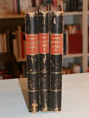 Friedrich Ueberwegs Grundriss der Geschichte der Philosophie. 3 Teile (von 4) in 3 Bdn.